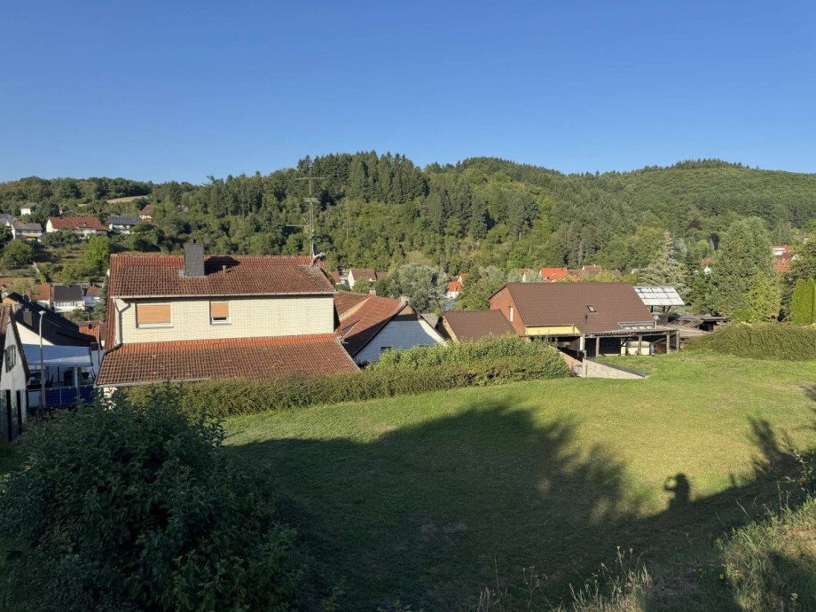 Blick R�ckansicht Grundst�ck und Haus Einfamilienhaus Lauterecken