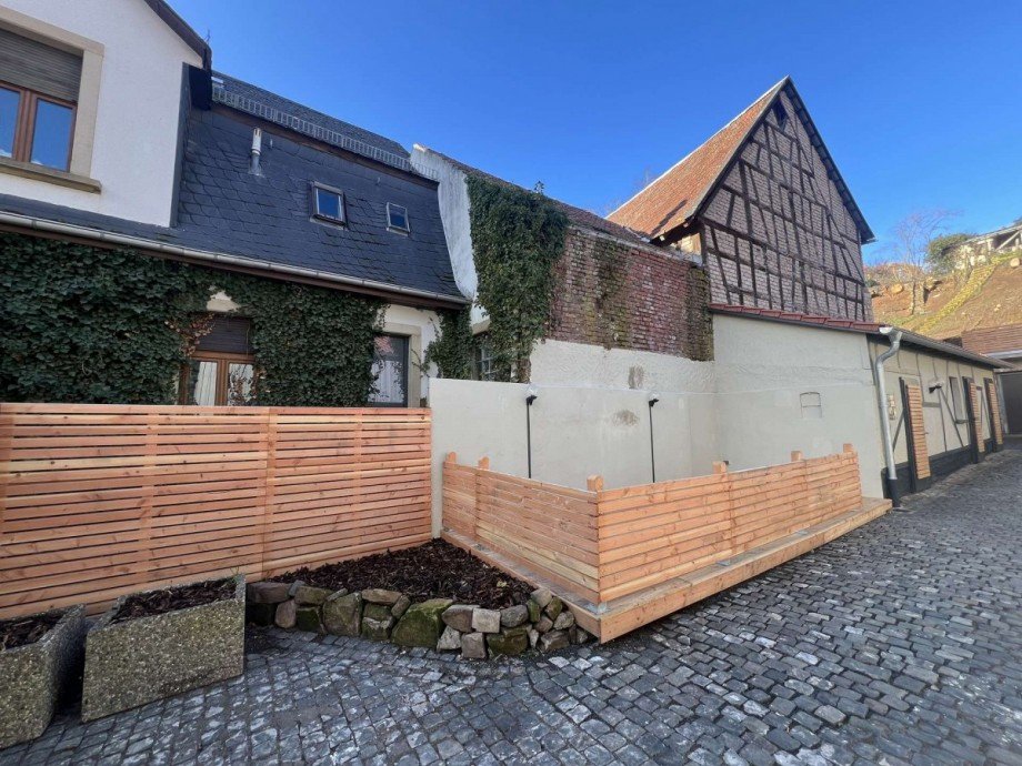 Terrasse Zweifamilienhaus Nu�baum