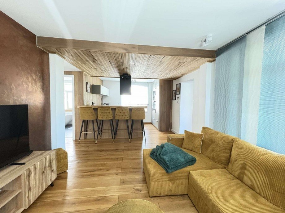 Wohnzimmer Erdgeschosswohnung Nu�baum