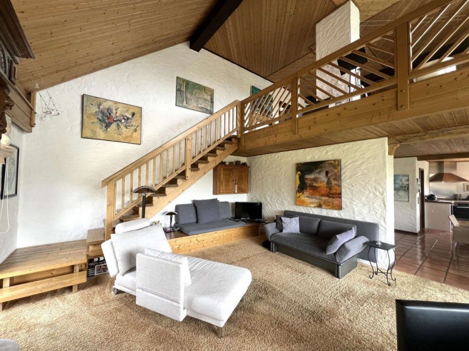 Wohnzimmer OG Einfamilienhaus Tiefenbach
