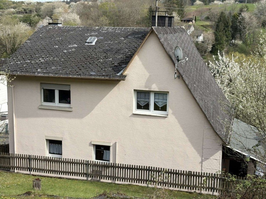 R�ckansicht Einfamilienhaus Idar Oberstein