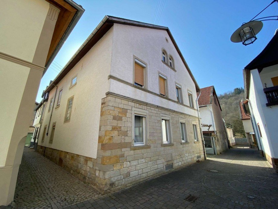 Ansicht seitlich Bauernhaus Monzingen