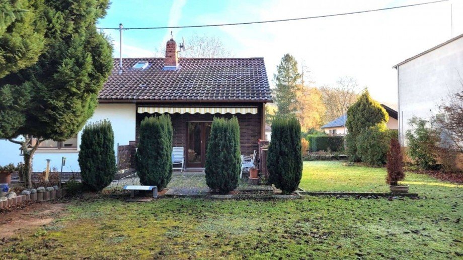 R�ckansicht Einfamilienhaus Neu- Bamberg