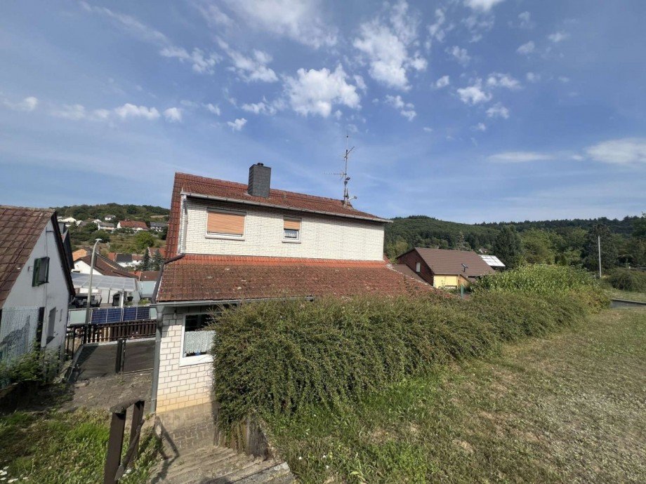 R�ckansicht Einfamilienhaus Lauterecken