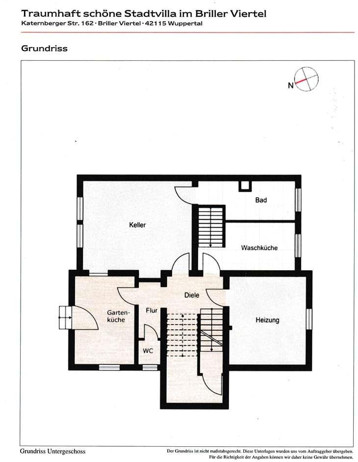 Grundriss Villa Wuppertal