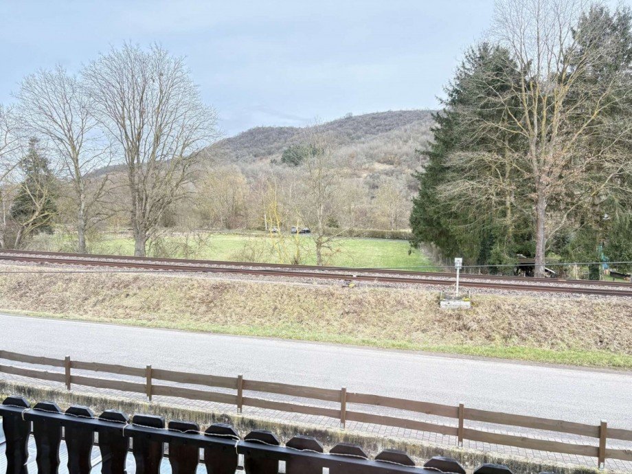 Ausblick Balkon Zweifamilienhaus Boos