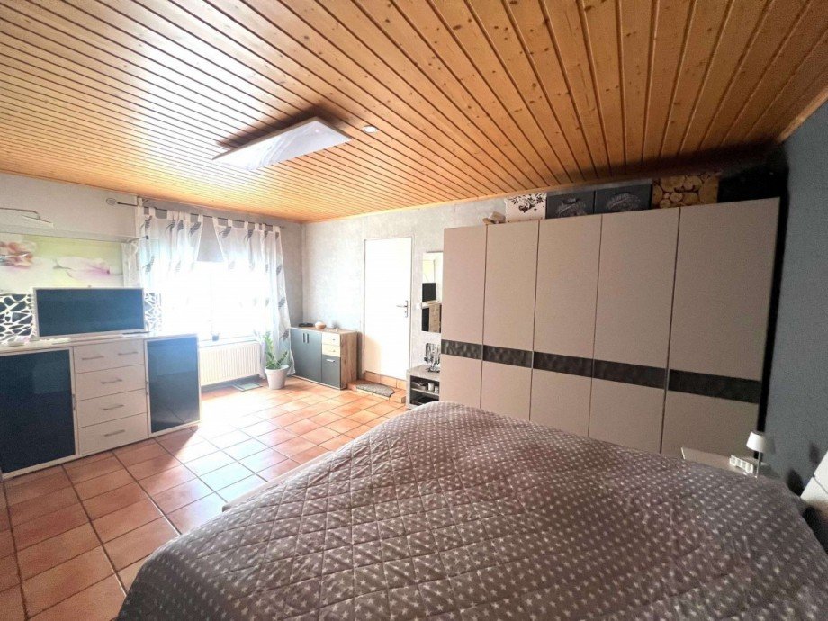 Schlafzimmer EG Hinterhaus Zweifamilienhaus Bad Sobernheim