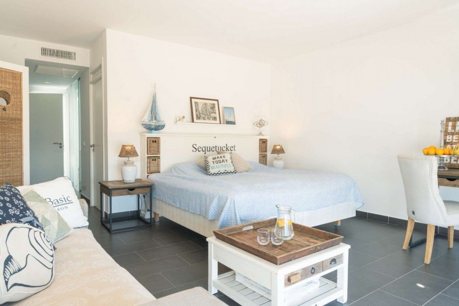 Schlafzimmer Ferienhaus Alcanada / Mallorca