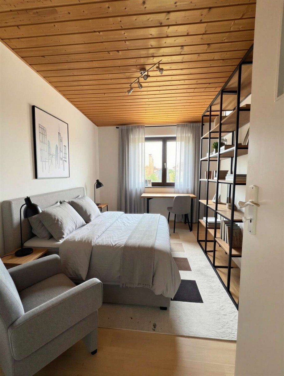 Schlafzimmer - (KI generiert) Reihenmittelhaus Bad Sobernheim