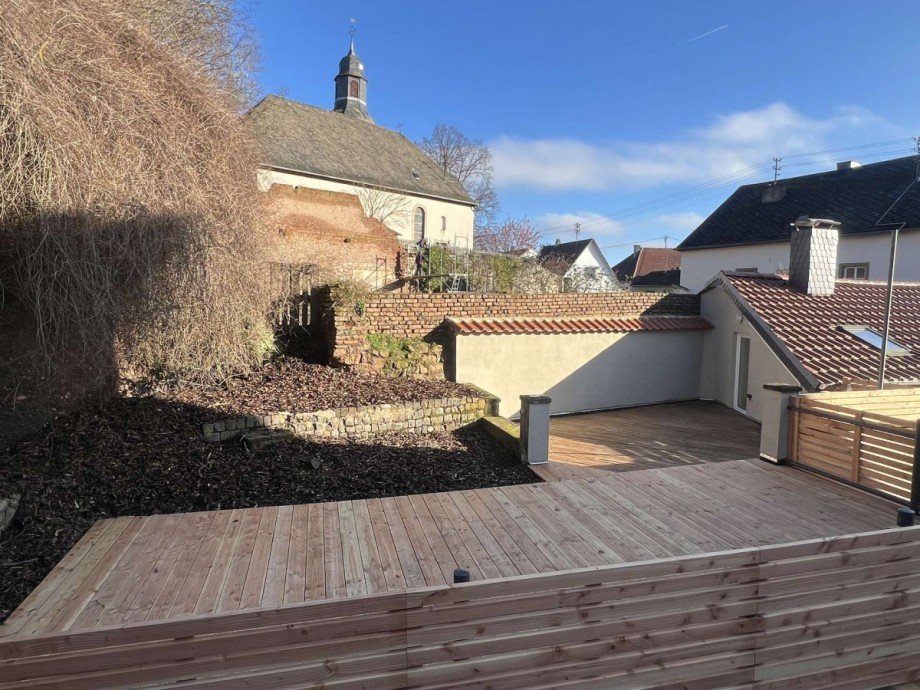 Dachterrasse Zweifamilienhaus Nu�baum