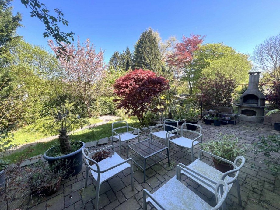 Terrasse im Garten Villa Wuppertal