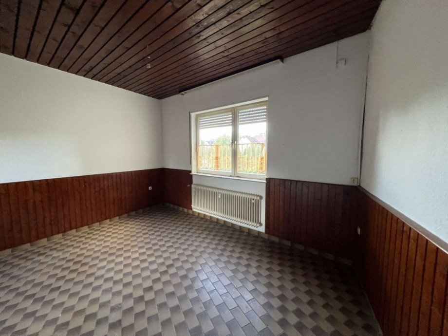Schlafzimmer EG 3 Zimmerwohnung Mehrfamilienhaus Becherbach