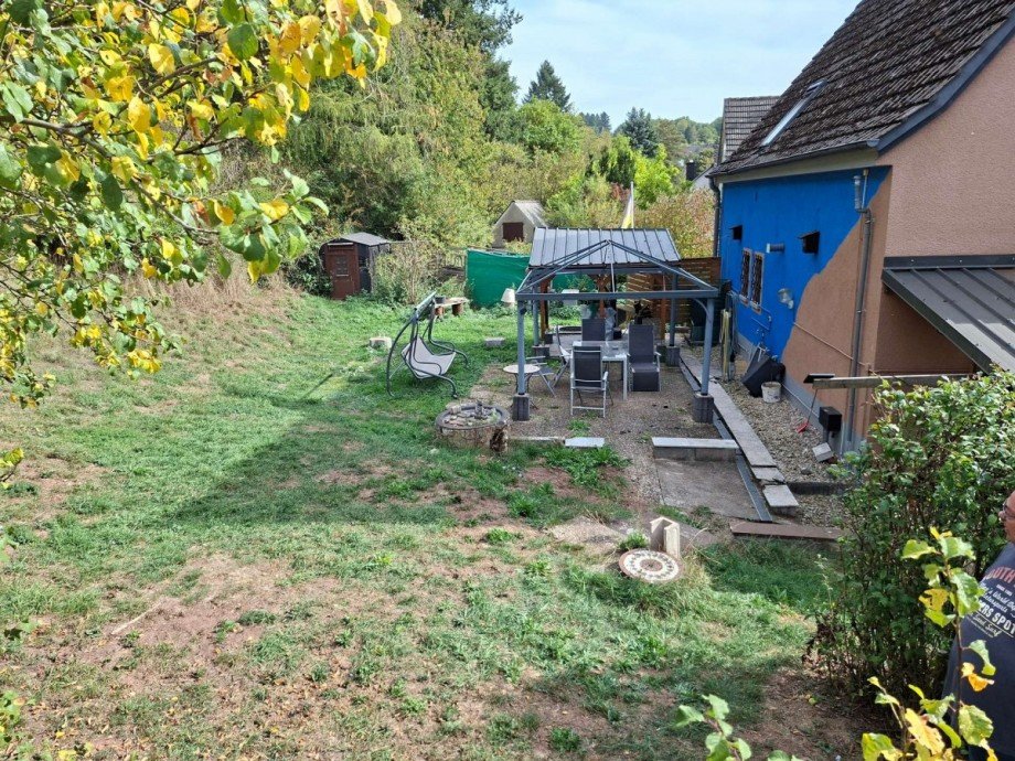 Garten und Terrasse Einfamilienhaus Schmidthachenbach
