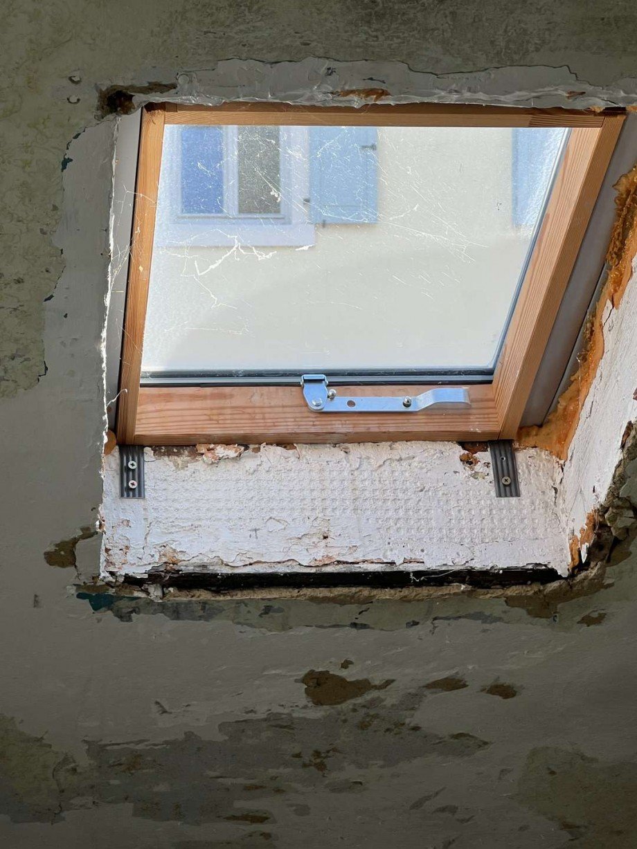 Dachfenster im Bad OG Einfamilienhaus Obermoschel