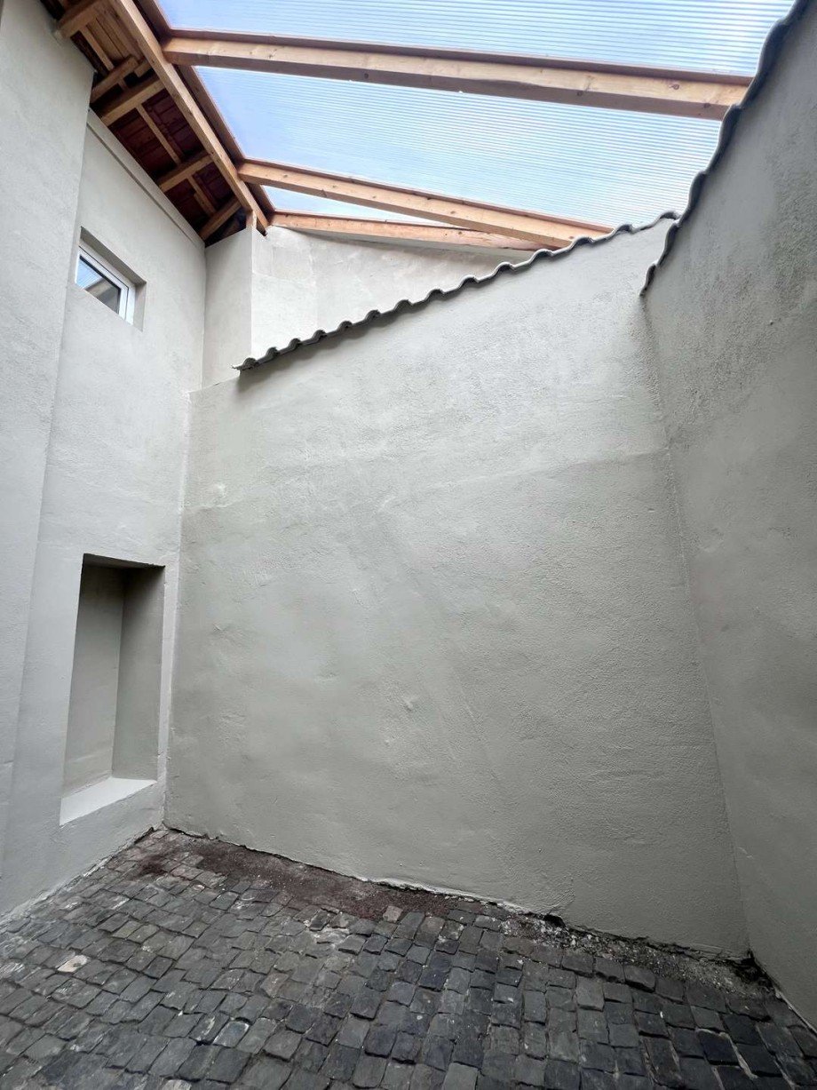 �berdachte Terrasse EG Hinterhaus Zweifamilienhaus Nu�baum