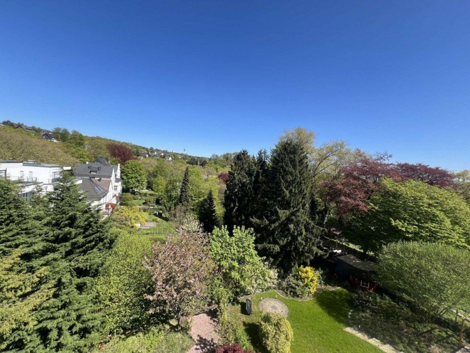 Blick vom Balkon im EG Villa Wuppertal