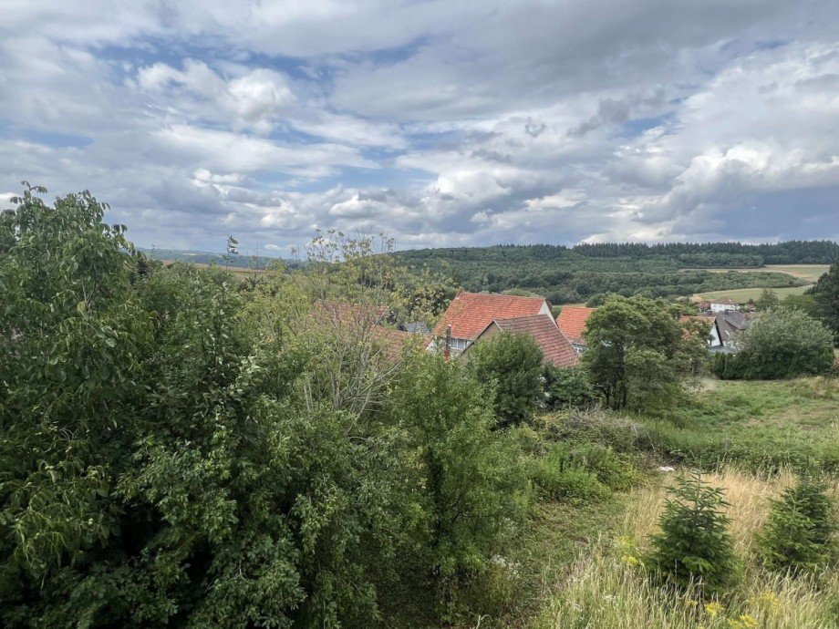 Blick vom Balkon Haus 1 Zweifamilienhaus Aschbach
