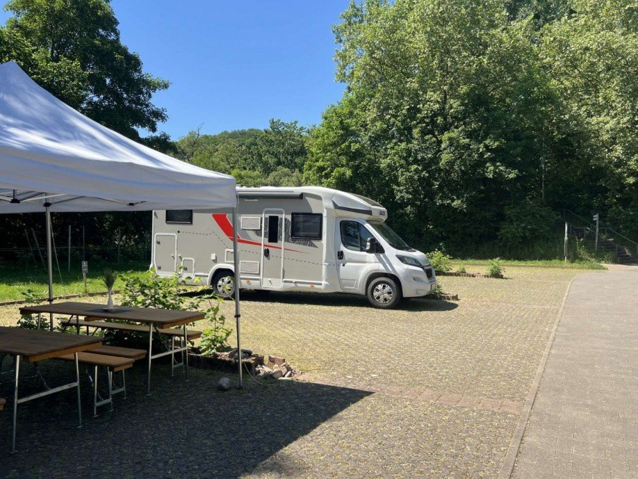 Befestigter Wohnmobilstellplatz Gastronomie Bad Sobernheim