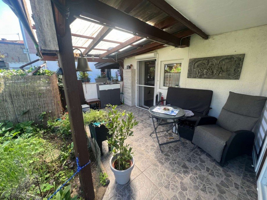 �berdachte Terrasse Hinterhaus Zweifamilienhaus Bad Sobernheim