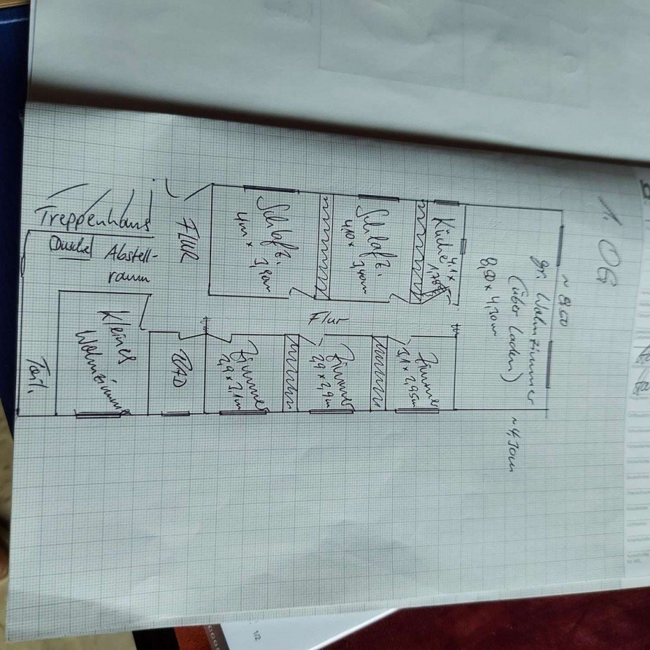 Plan Wohnung OG Zweifamilienhaus Hallgarten
