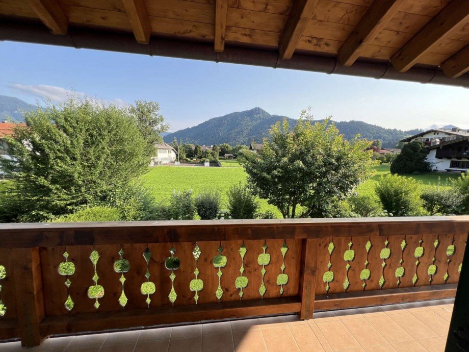 Blick vom Balkon OG Doppelhaush�lfte Bad Wiessee