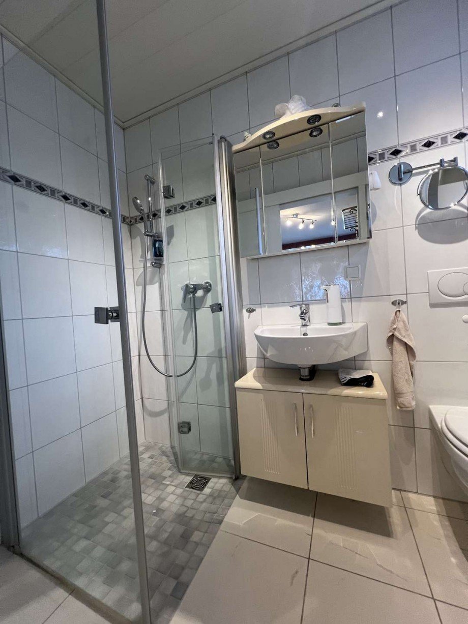G�ste WC mit Dusche Bungalow Bad Sobernheim