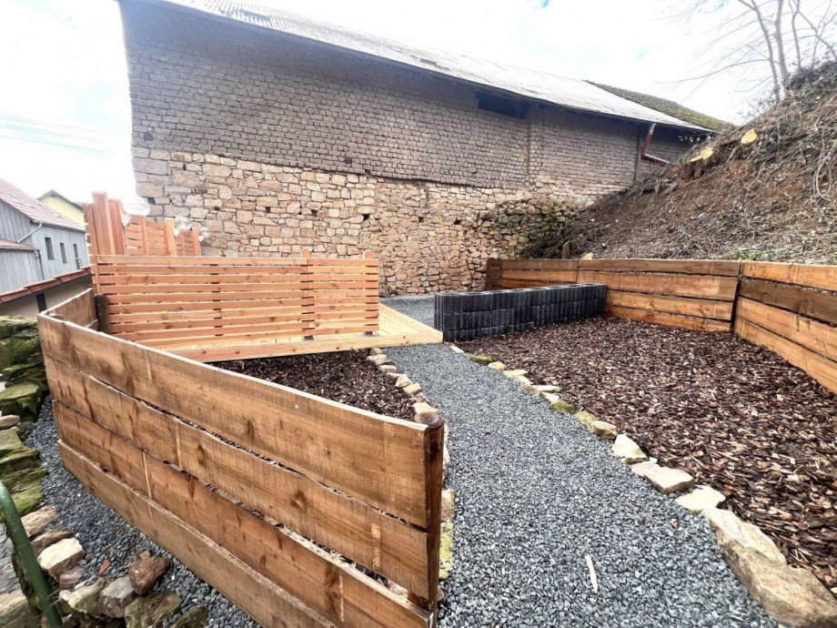 Terrasse Zweifamilienhaus Nu�baum