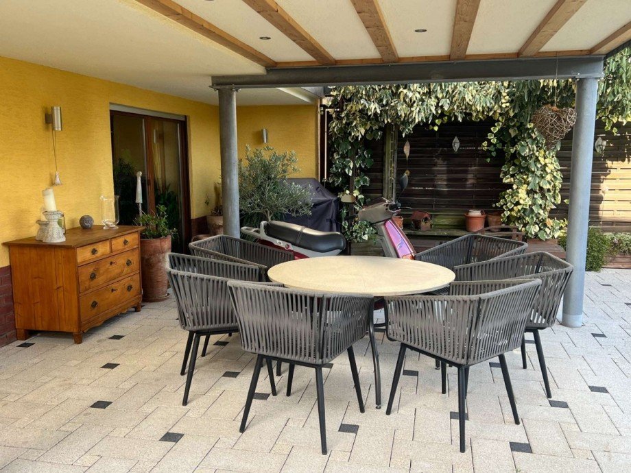 �berdachte Terrasse Haus 2 Zweifamilienhaus H�ffelsheim