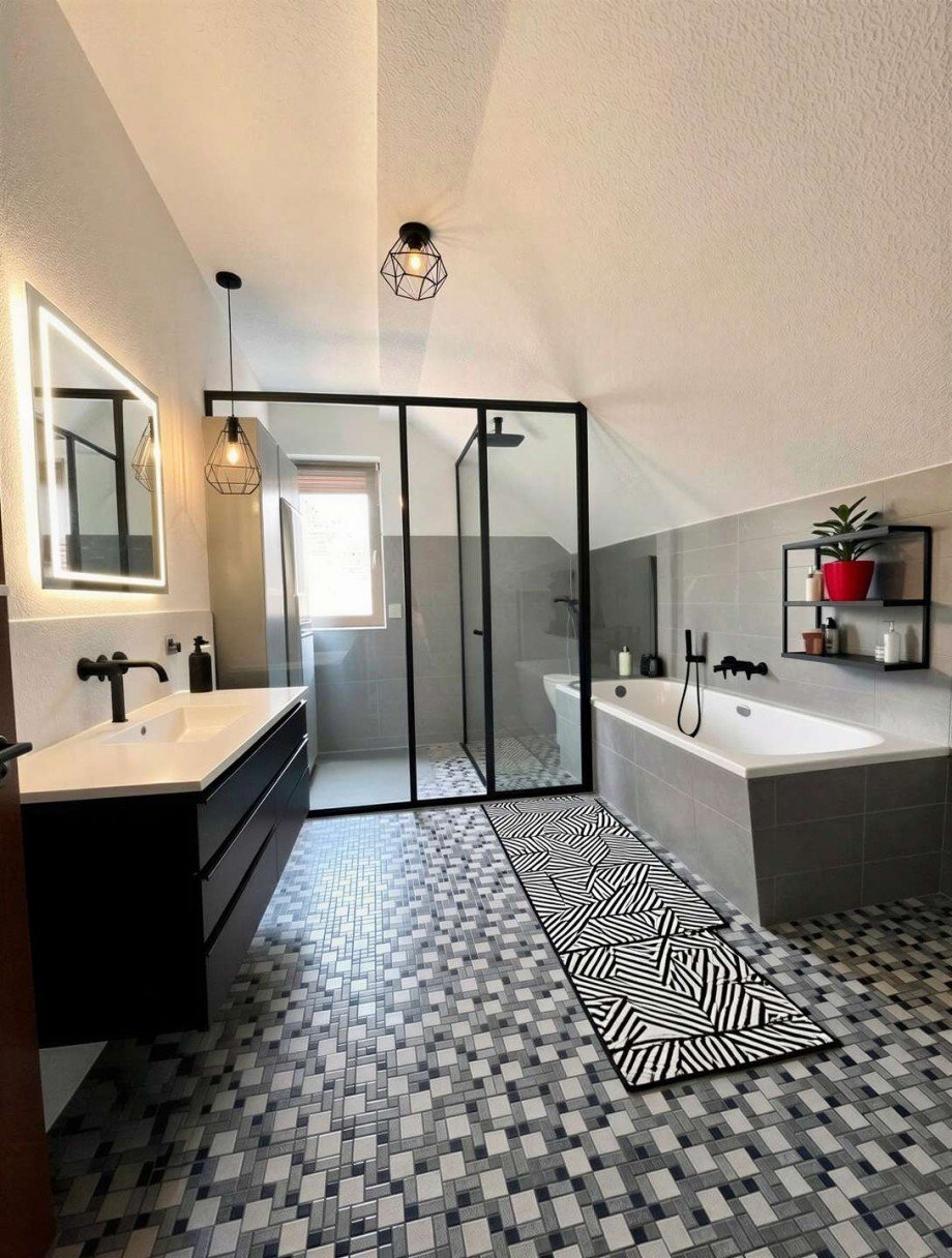 Badezimmer - (KI generiert) Einfamilienhaus Bockenau