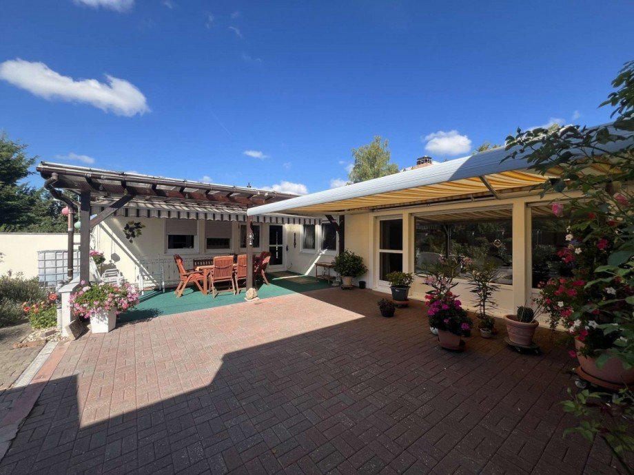 R�ckansicht Bungalow Bad Sobernheim