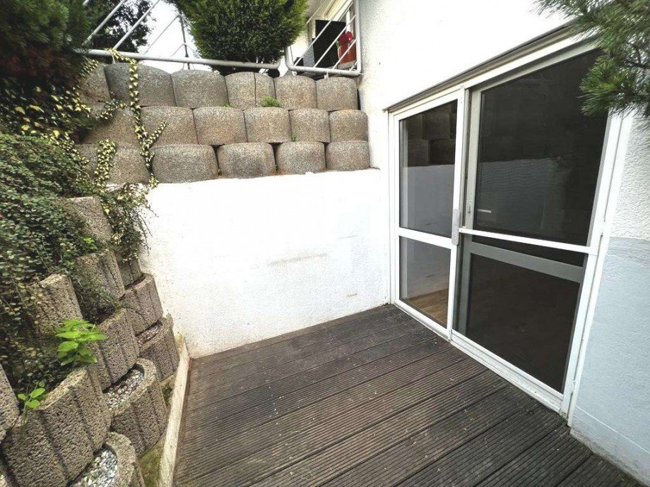 Terrasse Souterrainwohnung Hackenheim