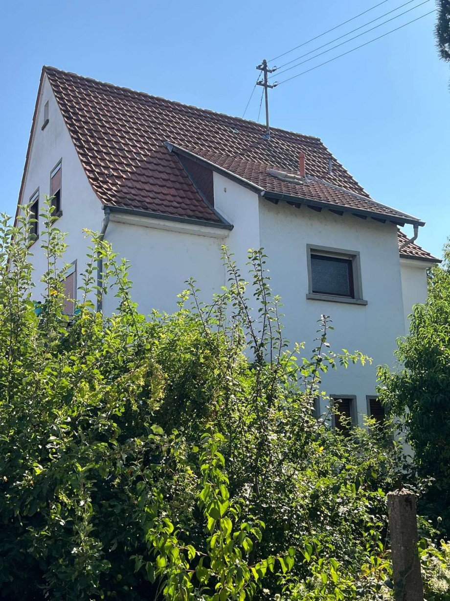 Seitenansicht Zweifamilienhaus H�ffelsheim
