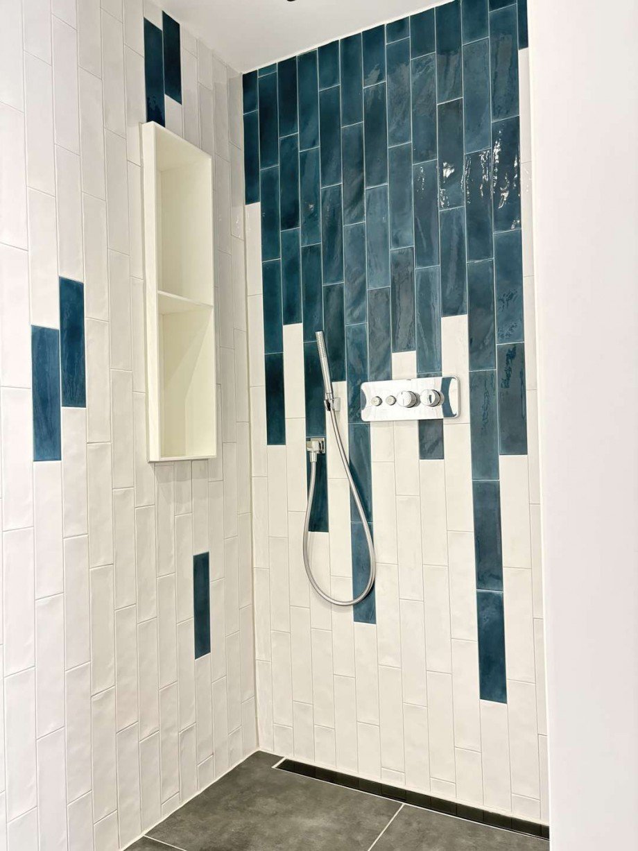 Badezimmer Erdgeschosswohnung Nu�baum