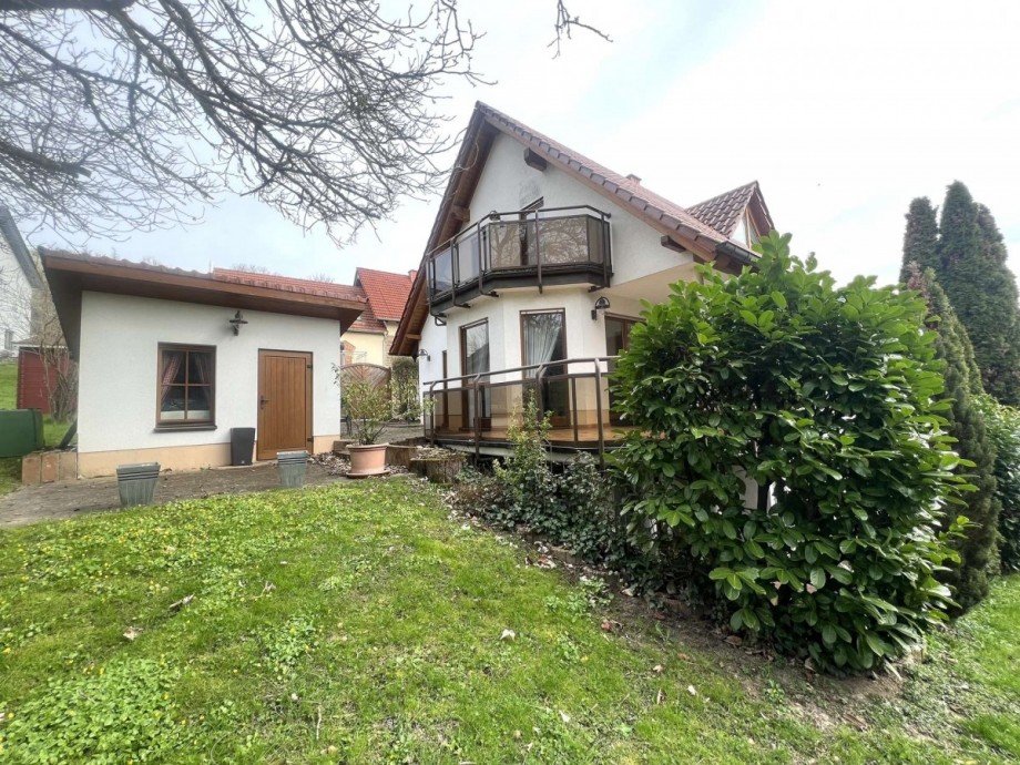 Seitenansicht Einfamilienhaus Obermoschel