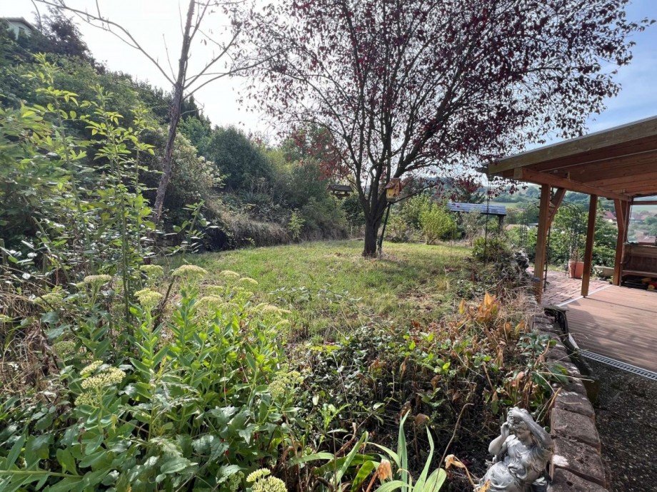 Gartenansicht Hinterhaus Renditeobjekt Odernheim