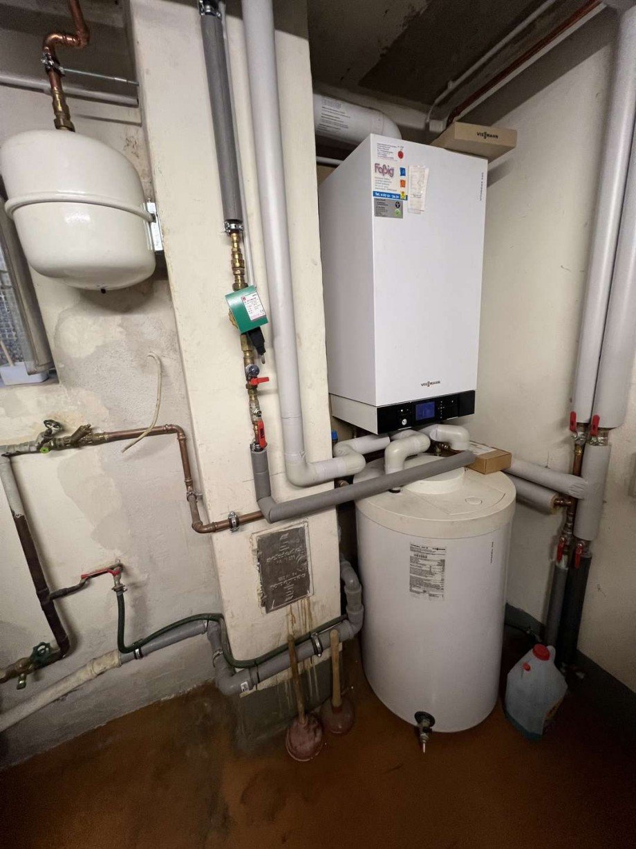 Gasheizung mit Warmwasserspeicher Bungalow Bad Sobernheim