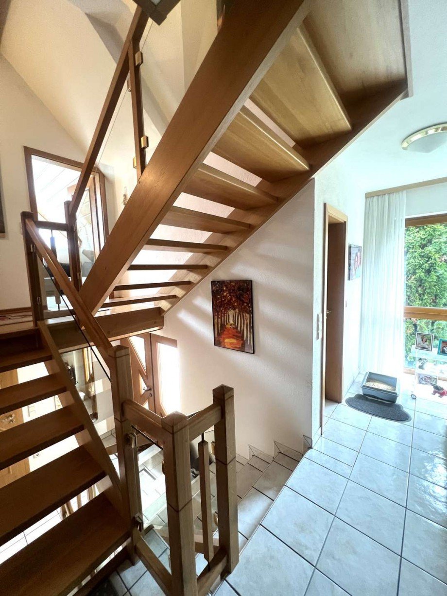 Treppe in DG Einfamilienhaus Obermoschel