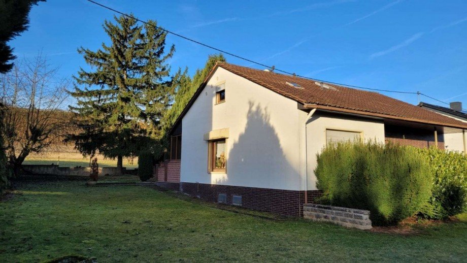 Seitenansicht Einfamilienhaus Neu- Bamberg