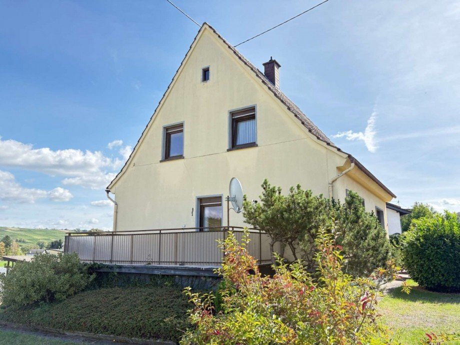 Ansicht seitlich Einfamilienhaus Merxheim