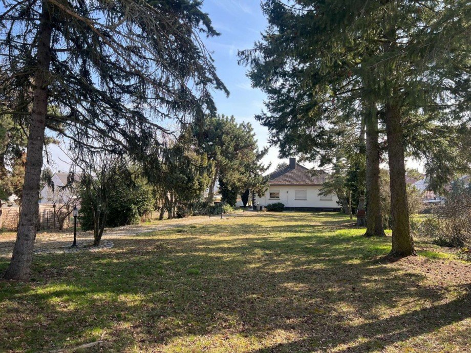 Blick aufs Grundst�ck und Haus Bungalow Bad Kreuznach-Winzenheim