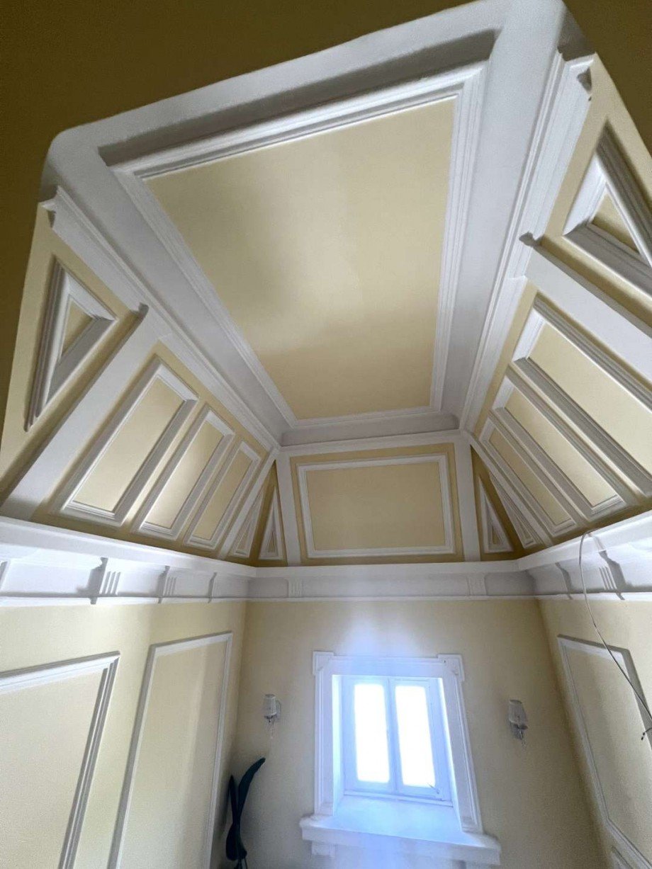 Decke im Treppenhaus DG Villa Wuppertal