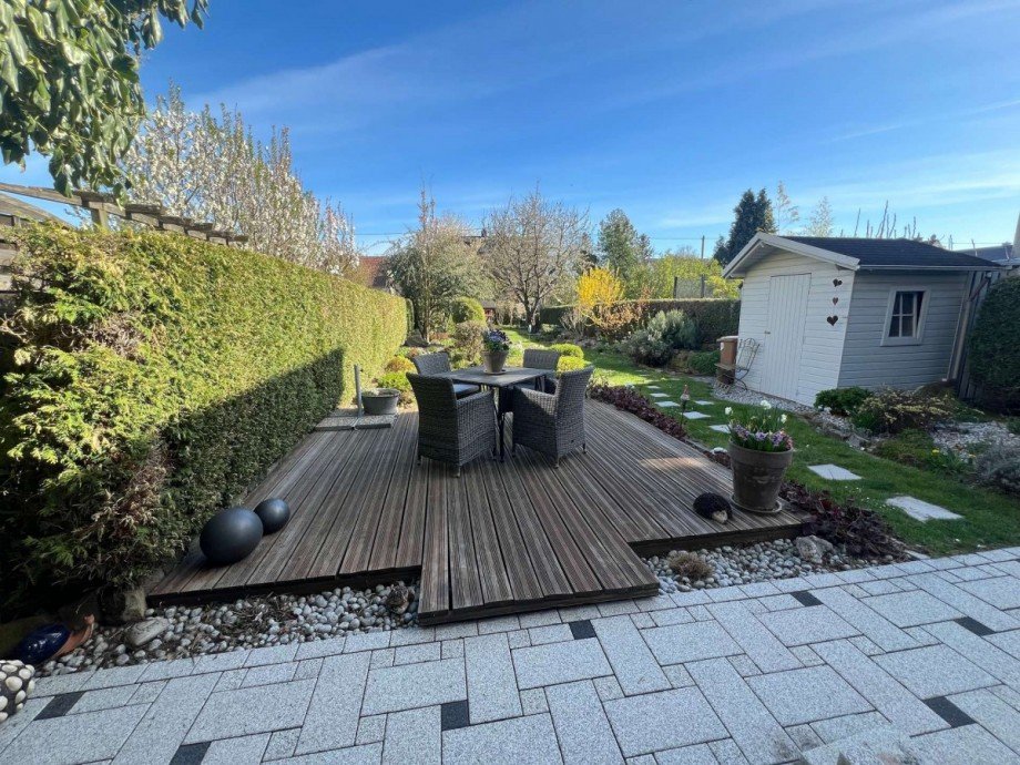 Terrasse EG Haus 2 Zweifamilienhaus H�ffelsheim