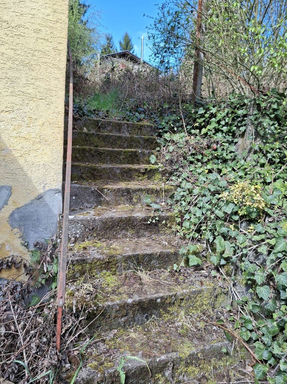 Treppe zum Garten Einfamilienhaus Oberreidenbach