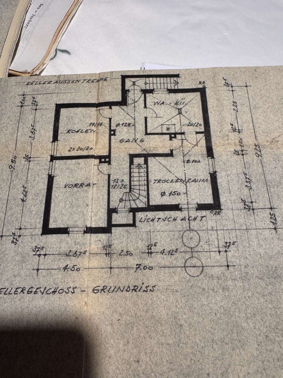 Plan KG Einfamilienhaus Neu- Bamberg