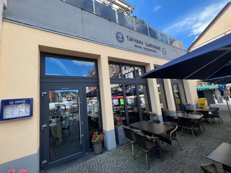 Restaurantau�enansicht Kirn Gastgewerbe Top-Gelegenheit! Gutgehendes griechisches Restaurant in Kirn zu vermieten!