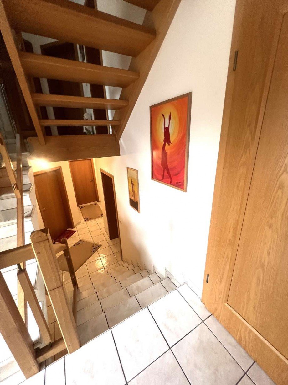 Treppe zum UG Einfamilienhaus Obermoschel