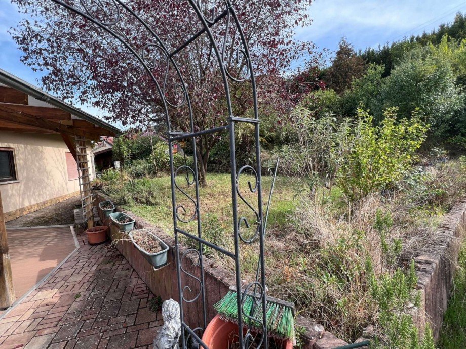 Gartenansicht Hinterhaus Renditeobjekt Odernheim