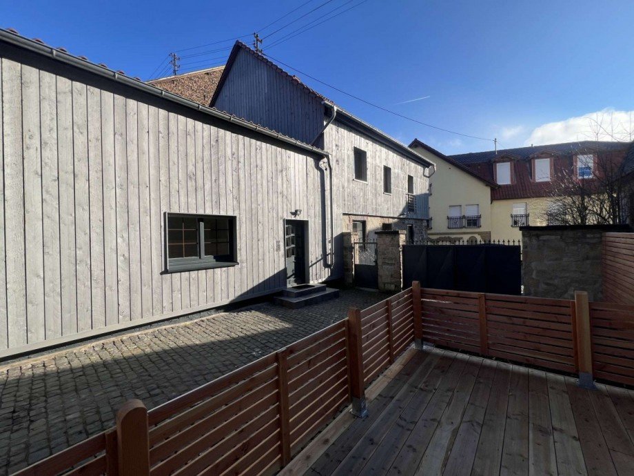 Ansicht Hinterhaus Zweifamilienhaus Nu�baum