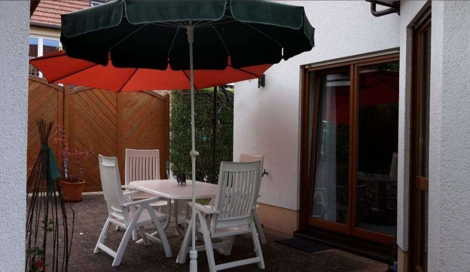 Terrassenbereich EG Einfamilienhaus Obermoschel