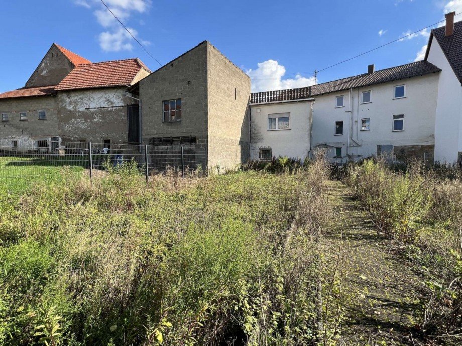 R�ckansicht Mehrfamilienhaus Becherbach